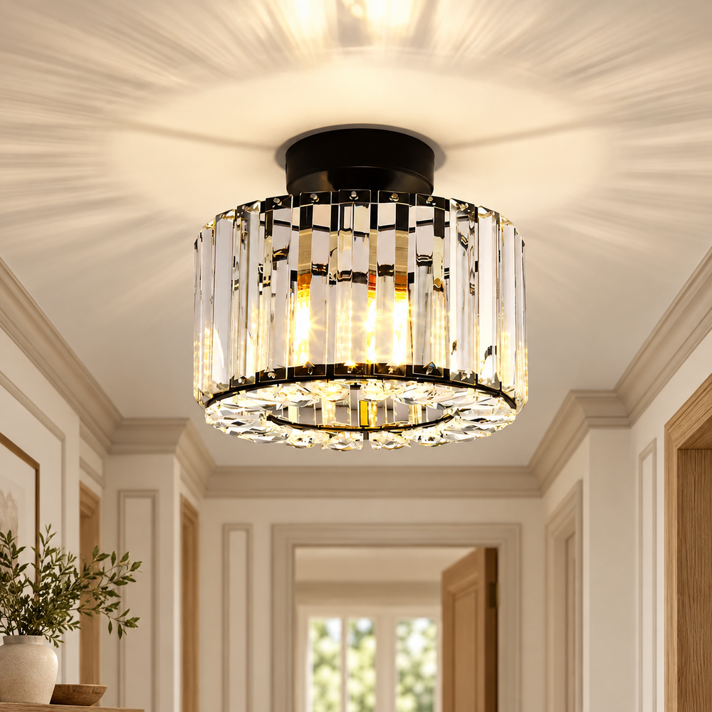 Plafón de cristal Celeste