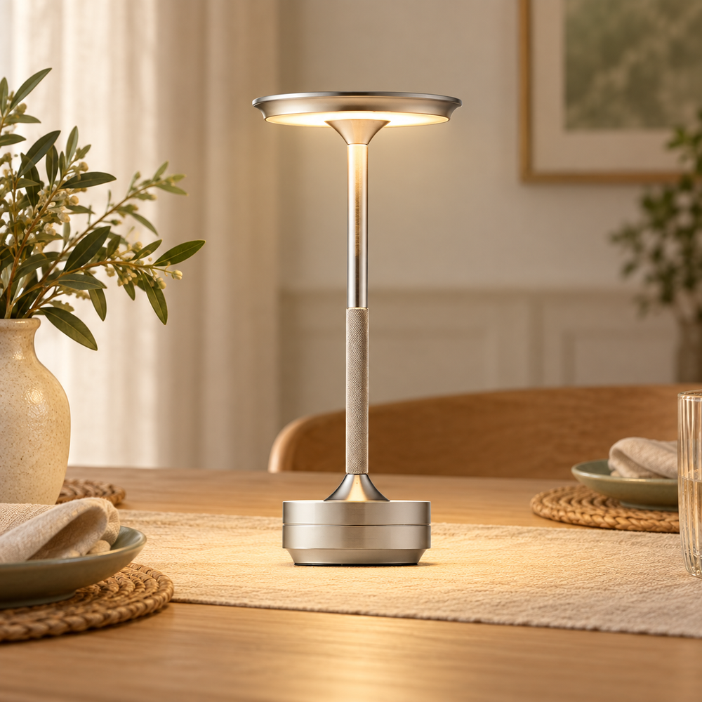 Lámpara de mesa táctil inalámbrica Aura